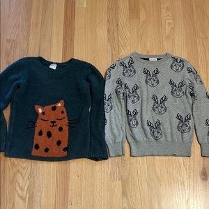 Hanna Anderson cheetah sweater